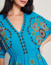 Lexi Geometric Dress, Blue (BLUE), large