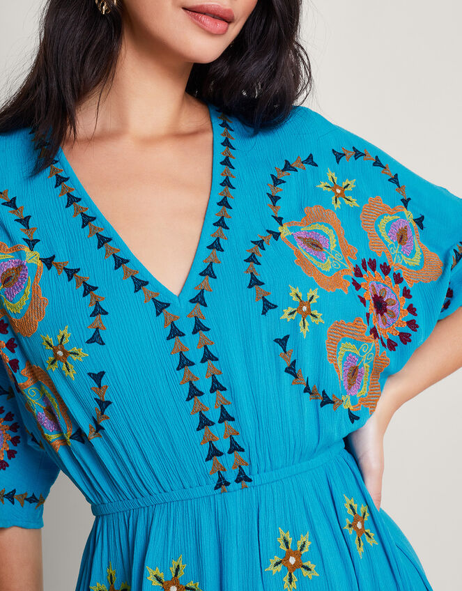 Lexi Geometric Dress, Blue (BLUE), large