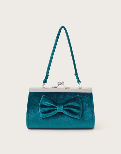 Velvet Bow Mini Bag, , large