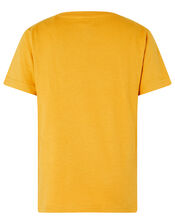 Rex Dinosaur T-shirt, Yellow (MUSTARD), large