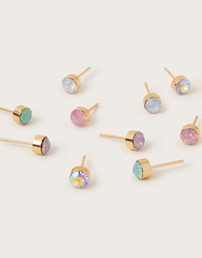 5-Pack Athena Stud Earrings | Accessories | Monsoon UK.