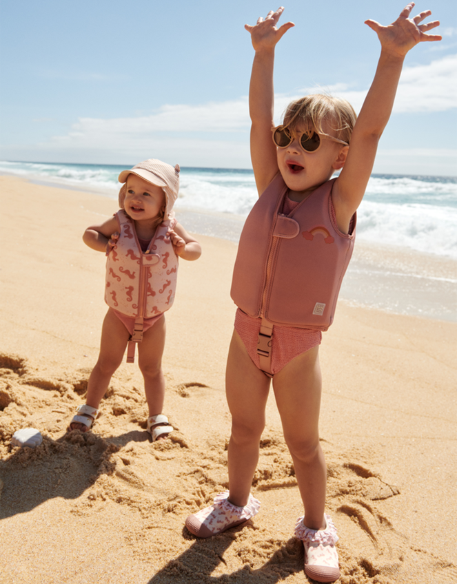 Liewood Dove Swim Vest, Orange (PEACH), large