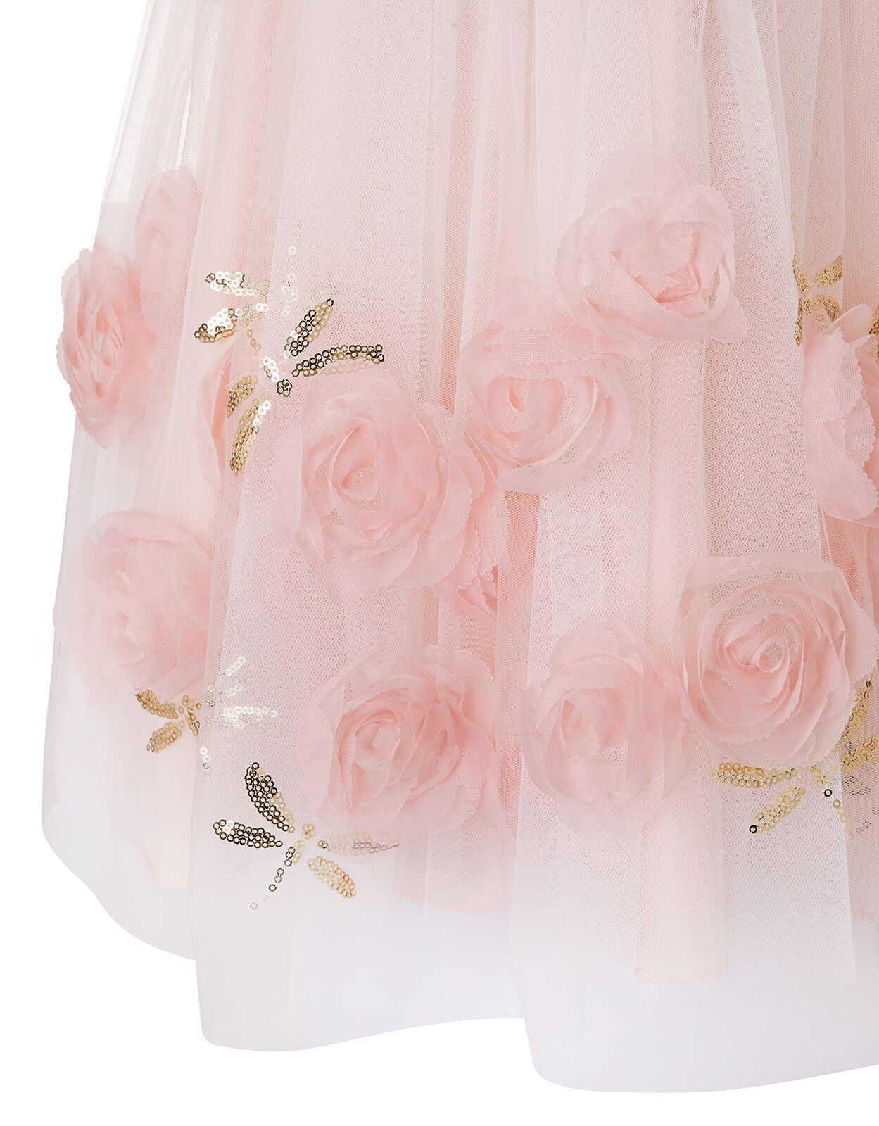 Rashima Sequin Dragonfly Rose Dress 