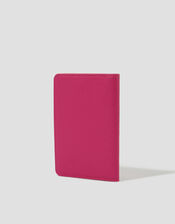 Faux Leather Passport Holder, Pink (PINK), large