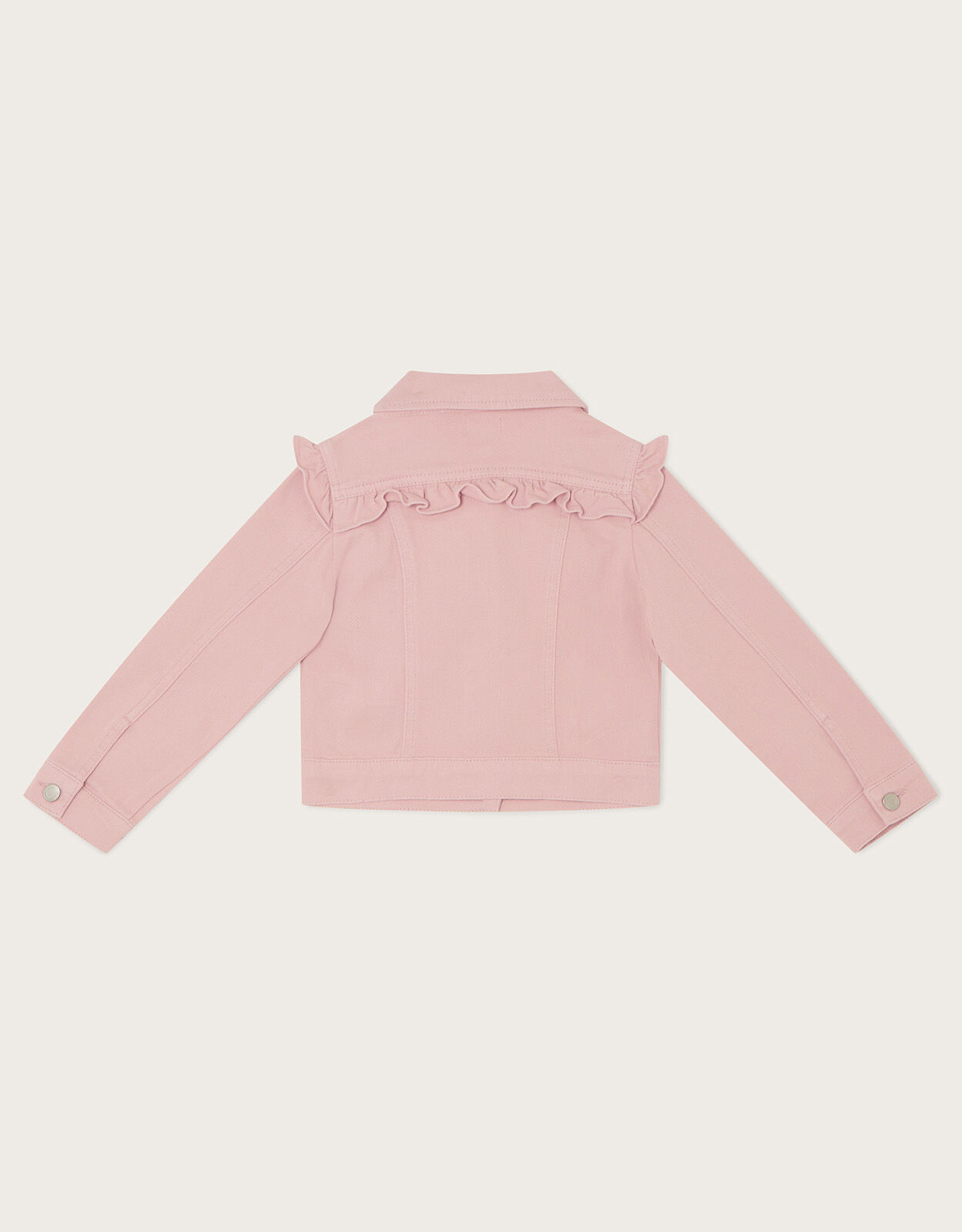 Frill Twill Jacket Pink