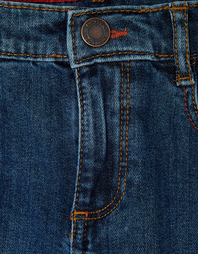 James Straight Leg Jeans, Blue (NAVY), large