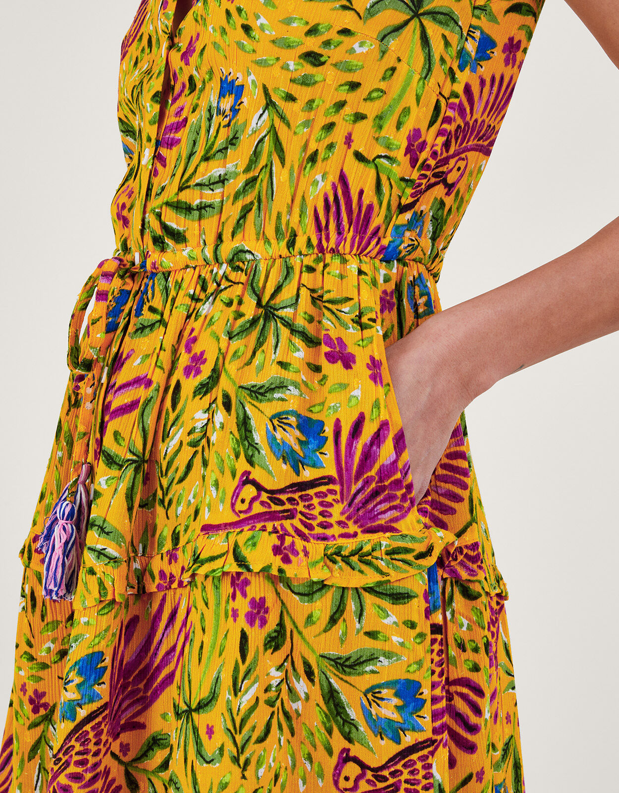 Monsoon maria palm dress online