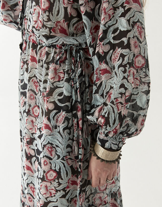 Maison Hotel Valentina Floral Maxi Dress, Multi (MULTI), large