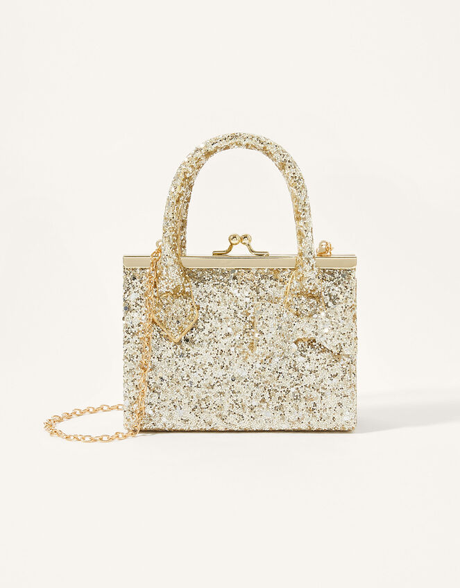 Super Sparkle Bow Frame Bag, , large