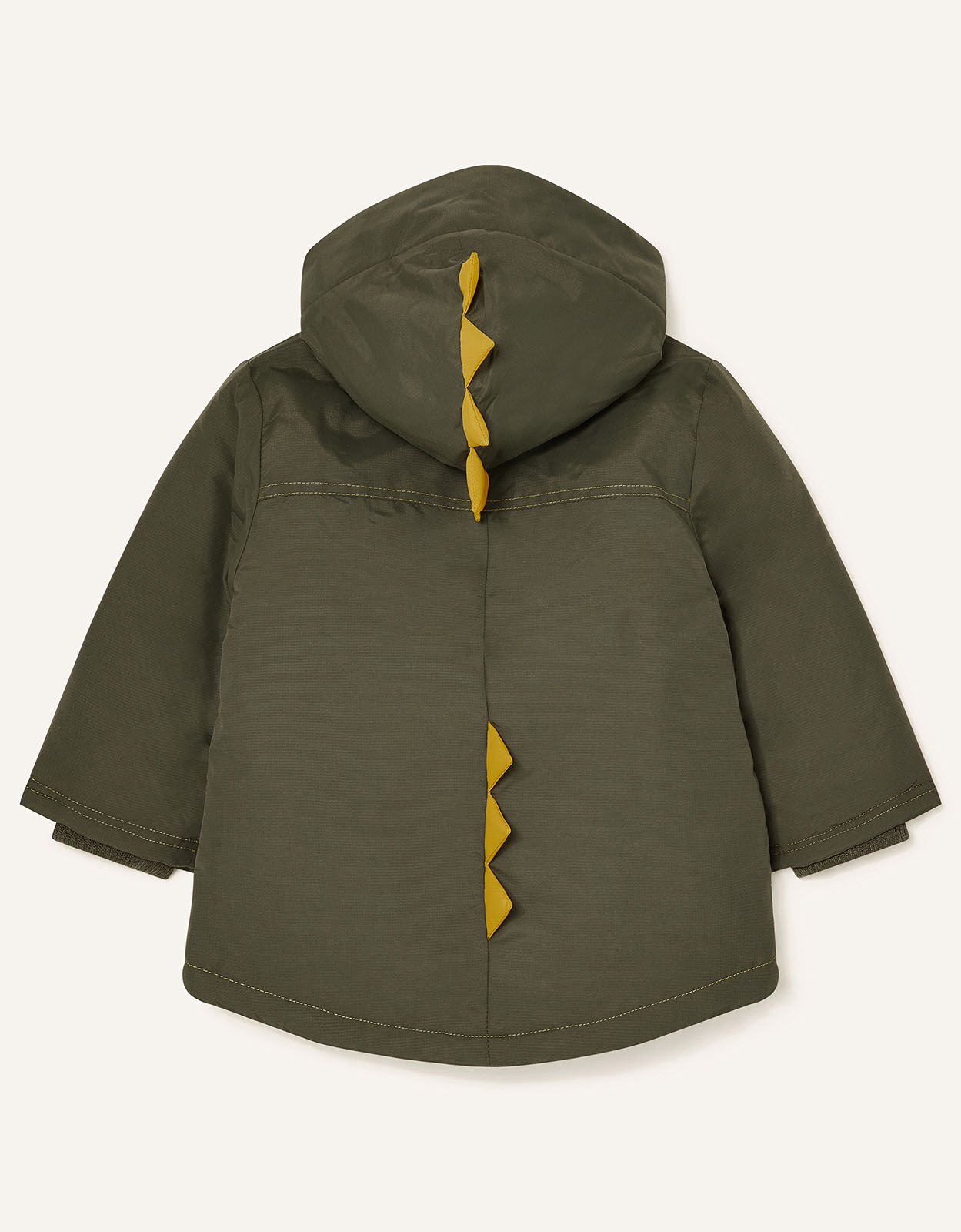 Dino Novelty Hooded Coat Green Boys Coats Jackets Monsoon UK