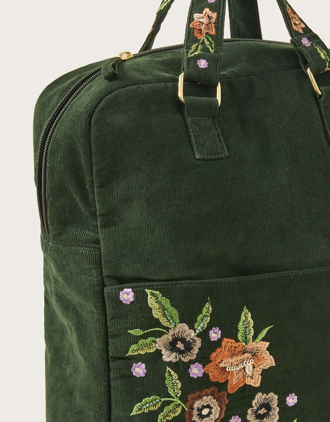 Cord Embroidered Backpack Accessories Monsoon UK.