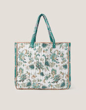Saoirse Floral Quilted Tote Bag, , large