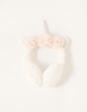 Sparkle Unicorn Fluffy Earmuffs, , large