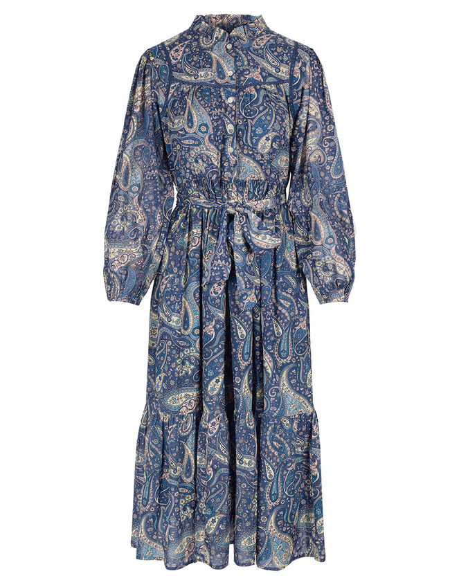 Dilli Grey Swati Dress, Blue (NAVY), large
