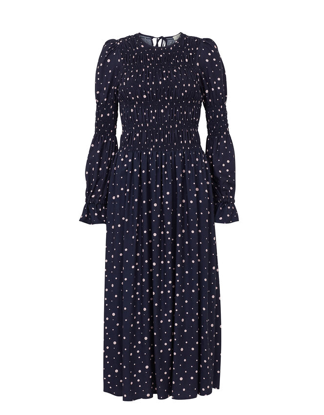 Mirla Beane Alexia Dress, Blue (NAVY), large