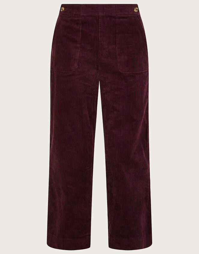 Harper Cord Trousers, Purple (PLUM), large