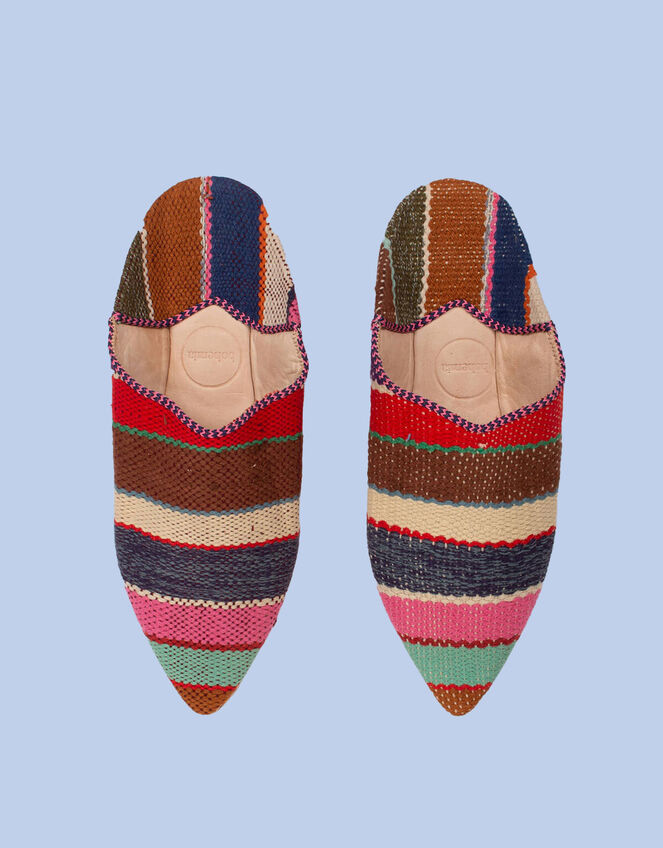 Bohemia Design Moroccan Boujad Babouche Slippers, Red (RED), large