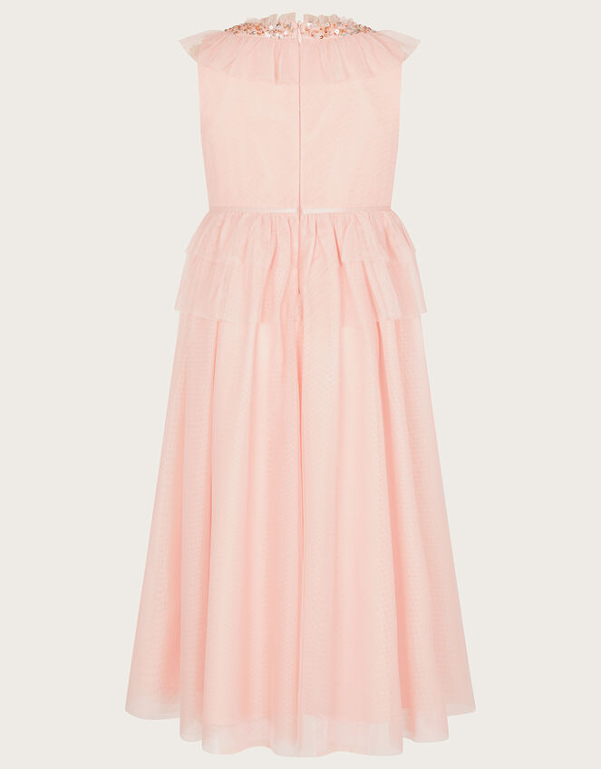 Land of Wonder Ruffle Maxi Dress, Pink (PALE PINK), large