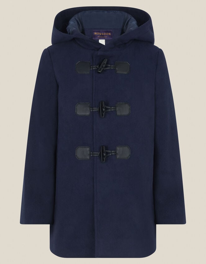 Duffle Coat, Blue (NAVY), large