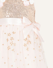 Baby Daisy Sequin Dress, Pink (PINK), large