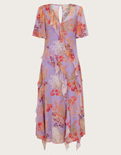 Imogen Ruffle Dress, Purple (PURPLE), large