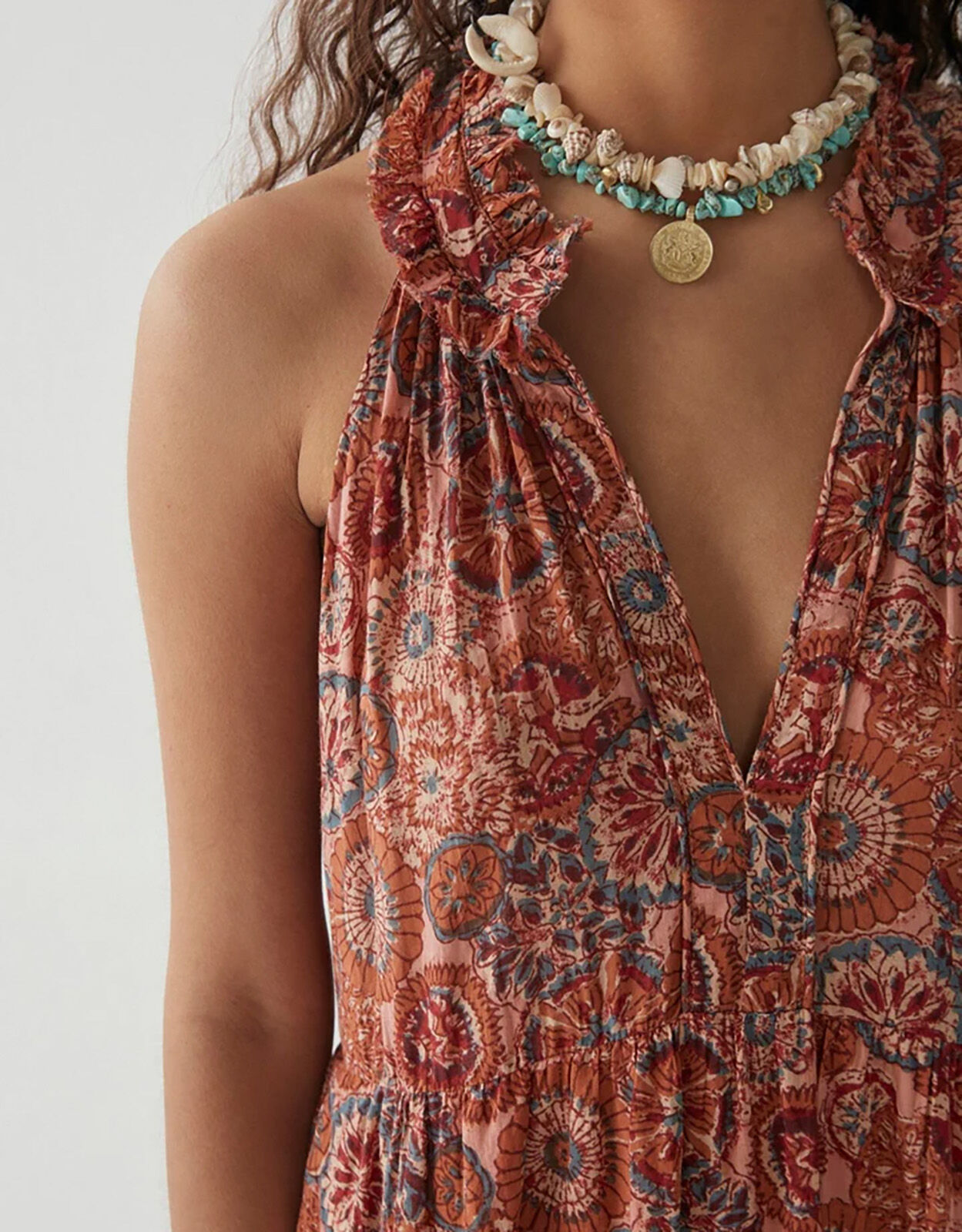 Monsoon rust dress online