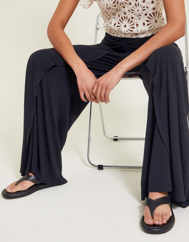 Wanda Wrap Trousers, Black (BLACK), large