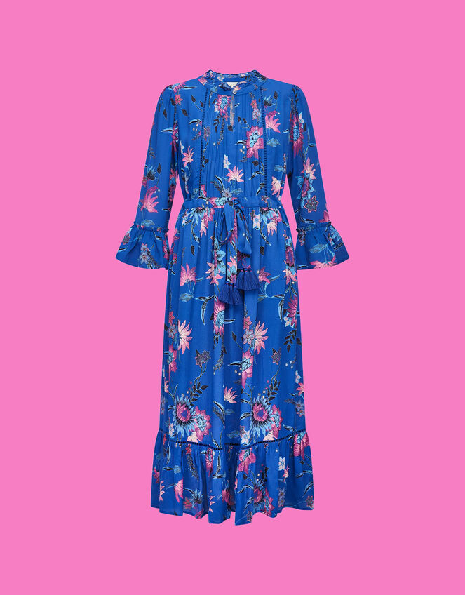 East Dakota Print Dress, Blue (BLUE), large