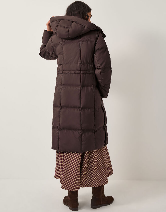 Molly Long Puffer Coat Brown