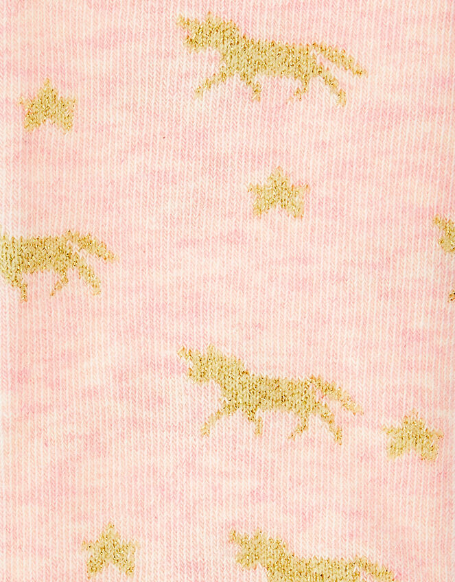 Girl 2 Pack Unicorn Heart Tights, Multi (MULTI), large