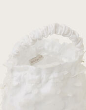 Flower Pouch Bag and Bow Hair Clip Set, , large