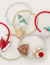 6-Pack Christmas Hair Bands, , large