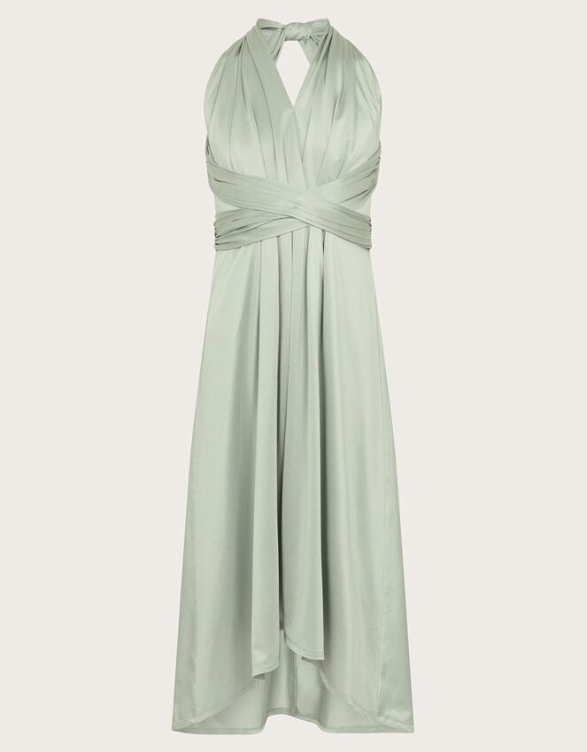 Tia Twist Prom Dress Green