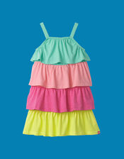 Hatley Rainbow Tiered Dress, Multi (MULTI), large