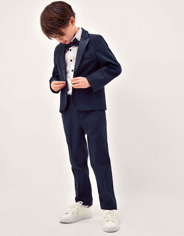 Luca 4-Piece Tuxedo Suit, Blue (NAVY), large