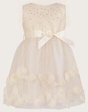 Baby Amber Roses Dress, Gold (GOLD), large