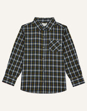 Check Overshirt, Blue (NAVY), large