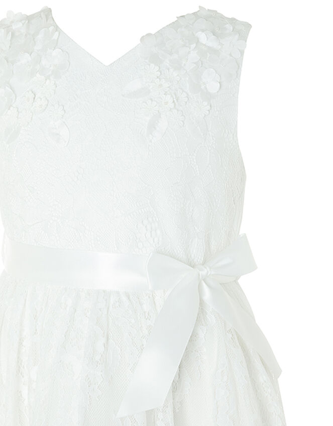 Rebecca Lilly Lace Occasion Dress, Ivory (IVORY), large