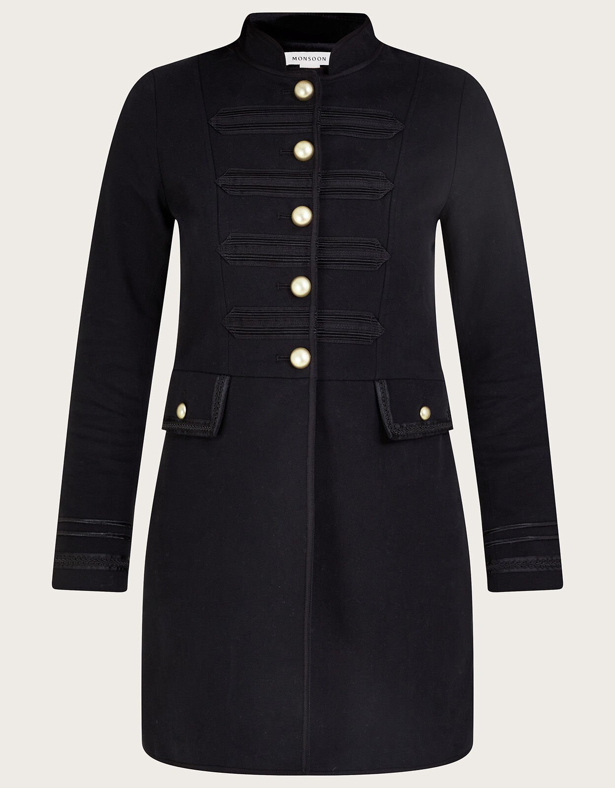 Longline military jacket online
