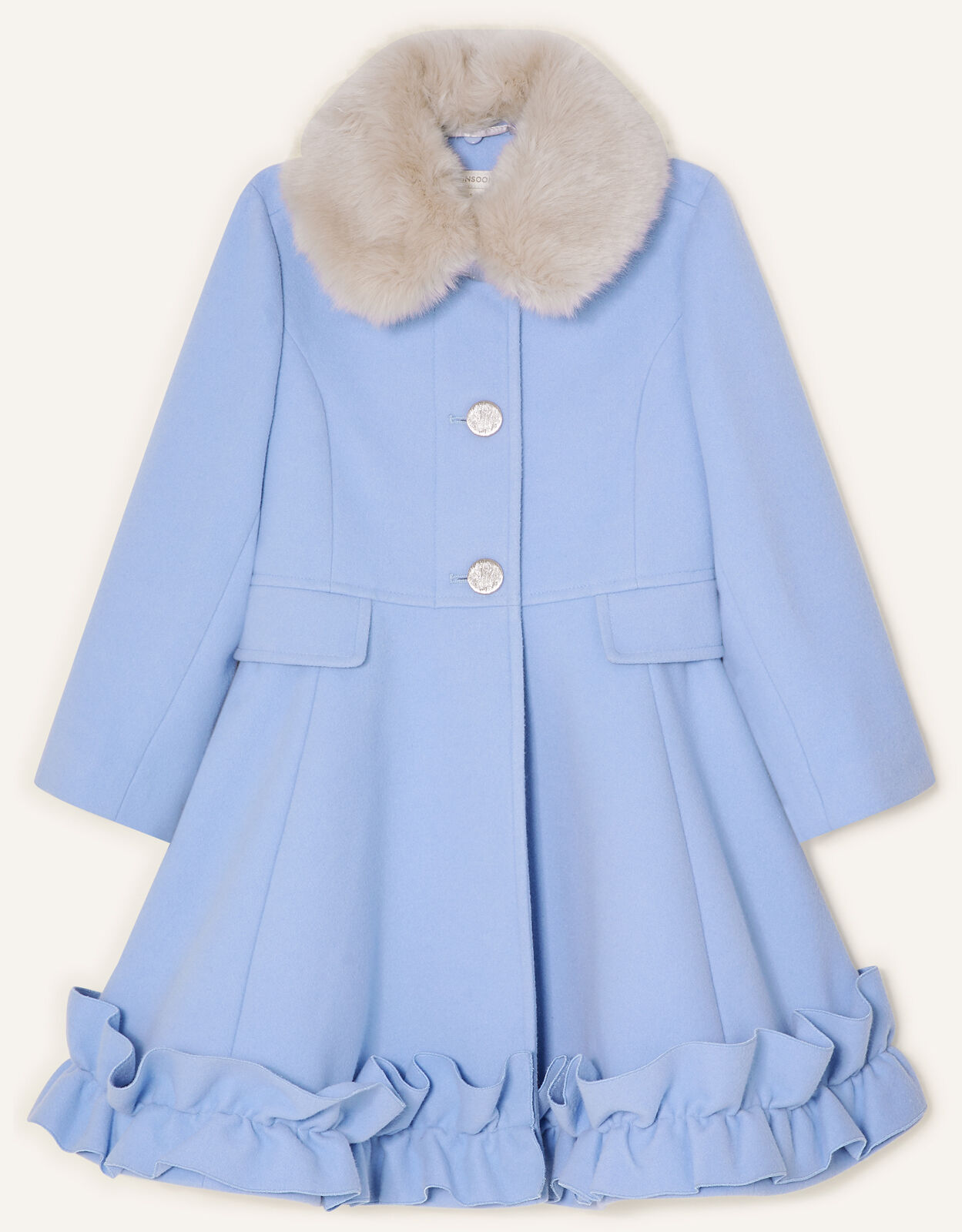 Childrens deals fur collar