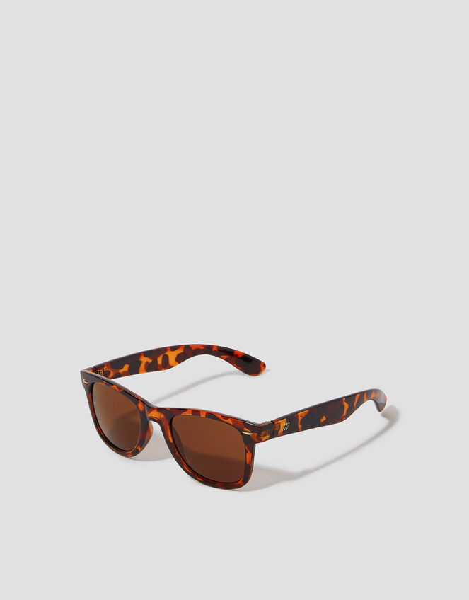 Wayfarer Sunglasses, Brown (BROWN), large