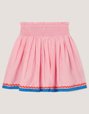 Mermaid & Shell Embellished Skirt, Pink (PINK), large