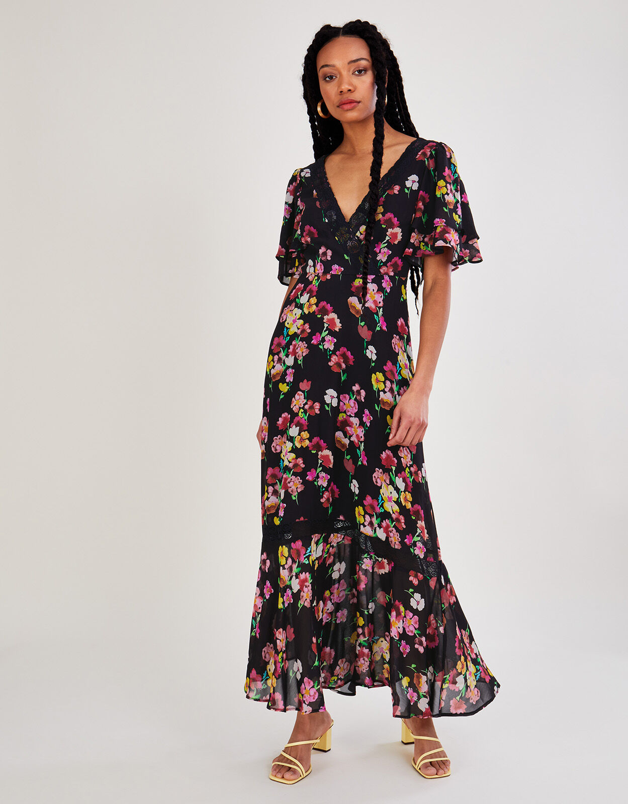 Monsoon oana print tea dress 2025
