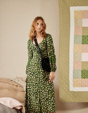 Rosalyn Rose Printed Dress, Green (GREEN), large