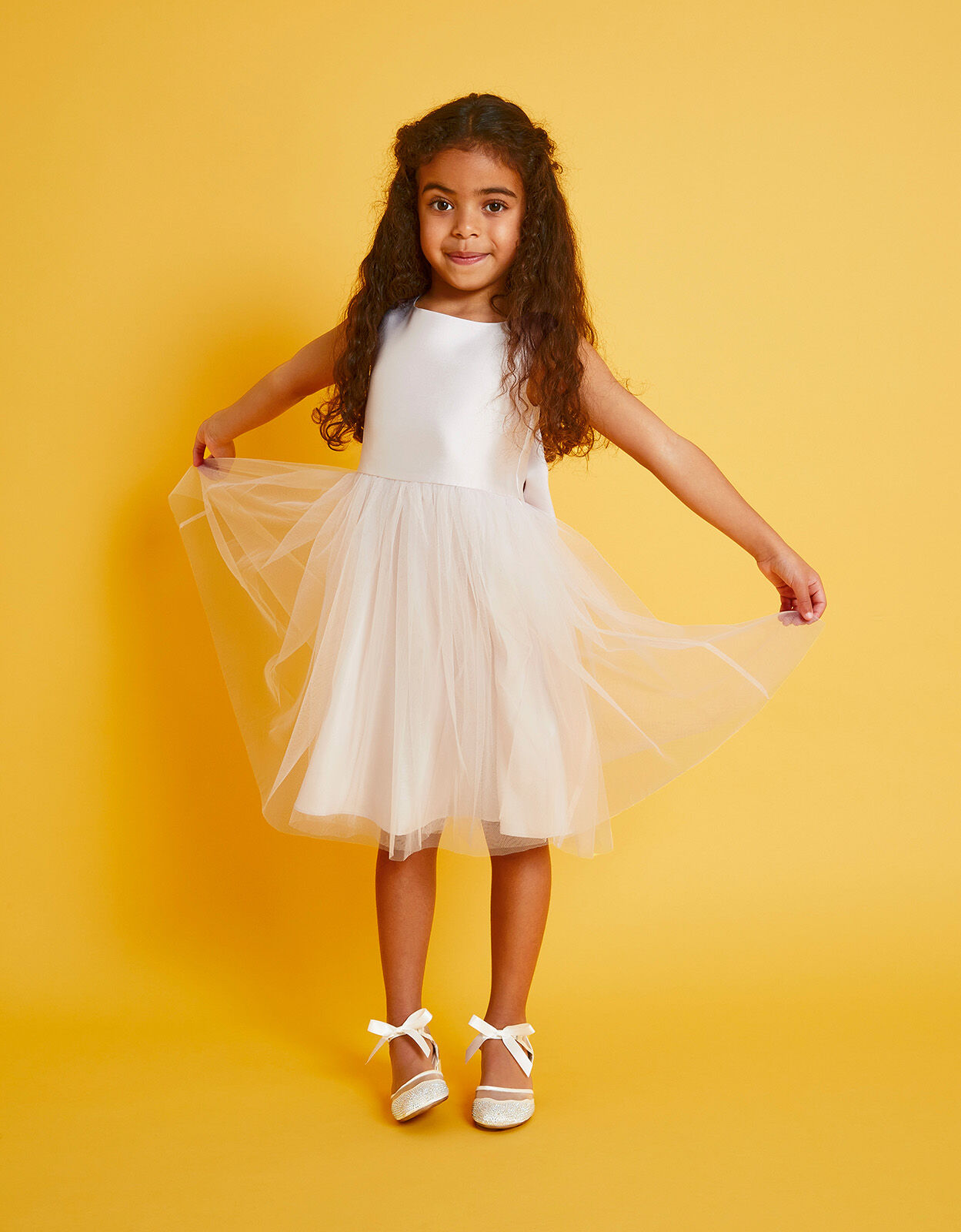 Aria Duchess 2 in 1 Dress Pink Girls Dresses Monsoon UK