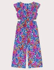 Bright Abstract Jumpsuit, Blue (BLUE), large