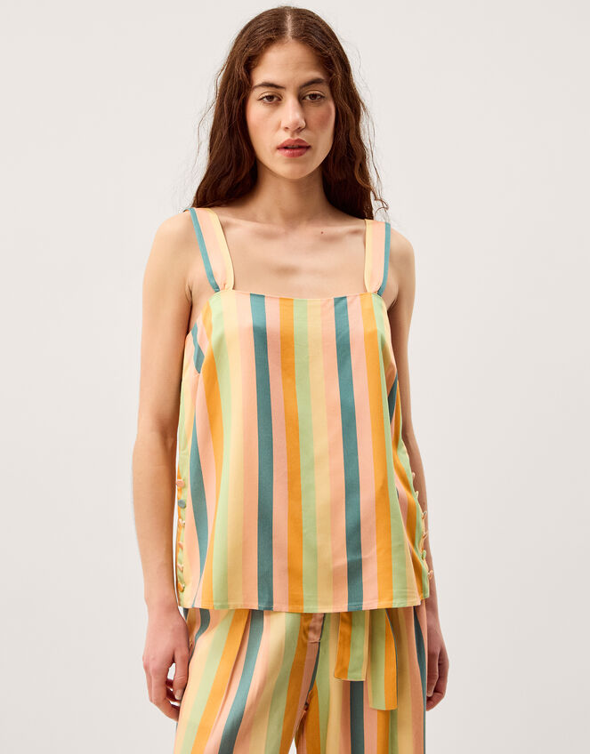 Clemence Elodie Stripe Cami Top Multi