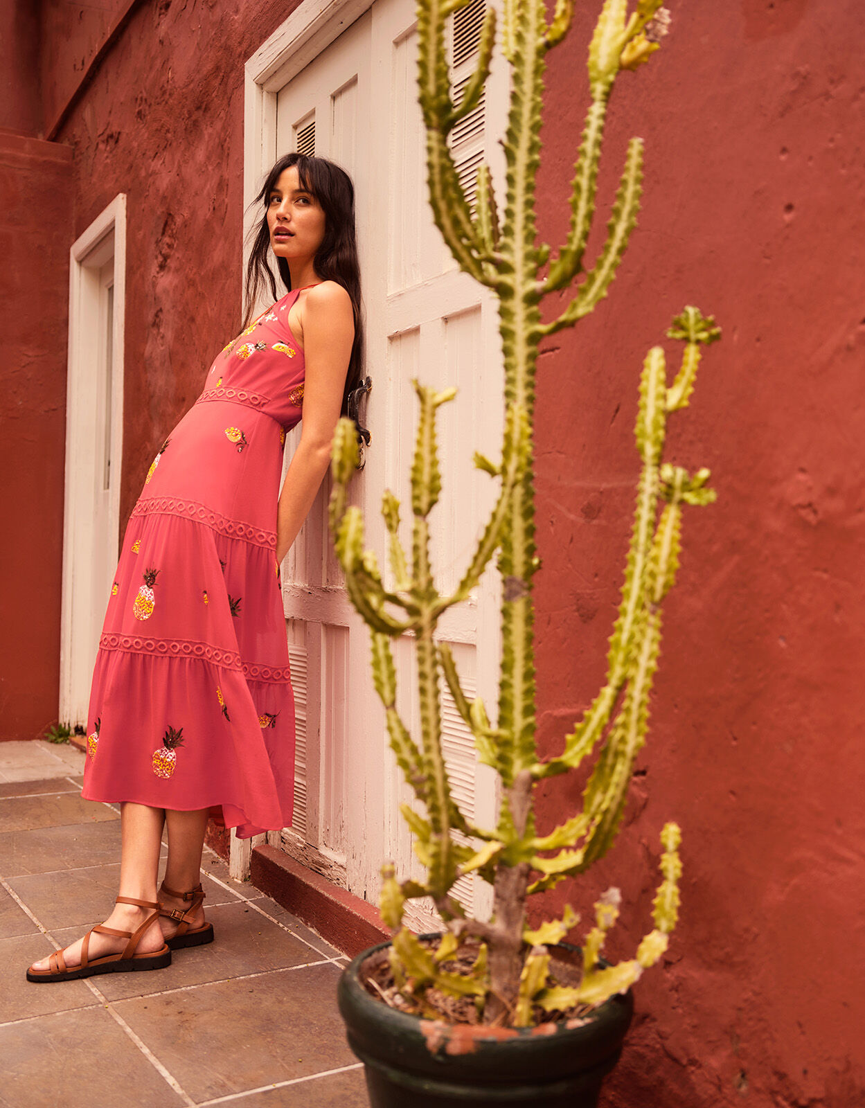 Orange summer hot sale dresses uk