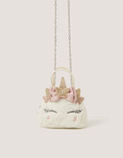 Luna Fluffy Unicorn Bag, , large