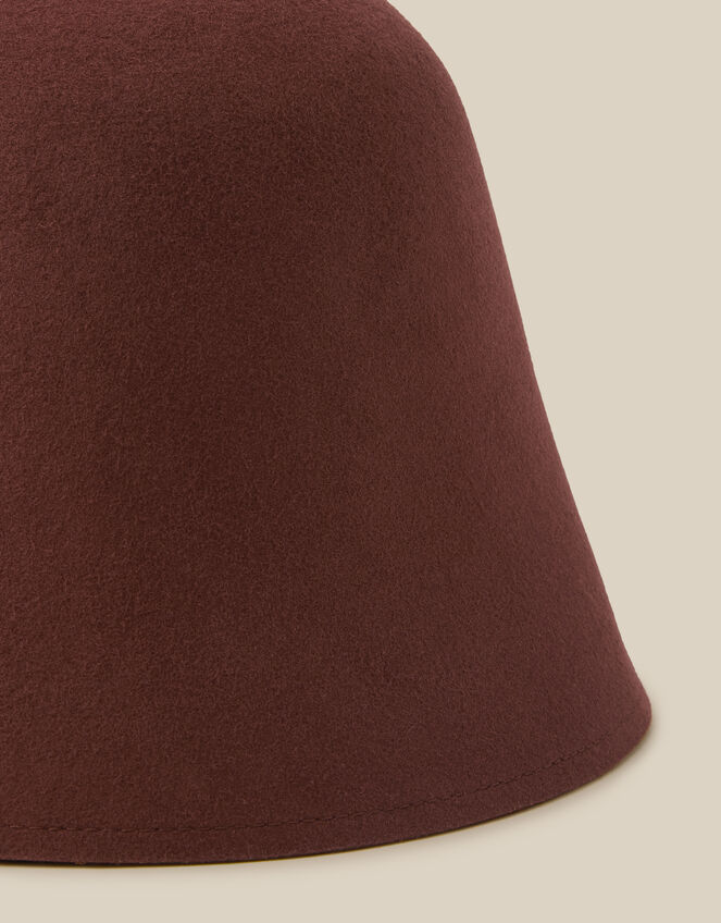 Fae Wool Bucket Hat , Brown (BROWN), large